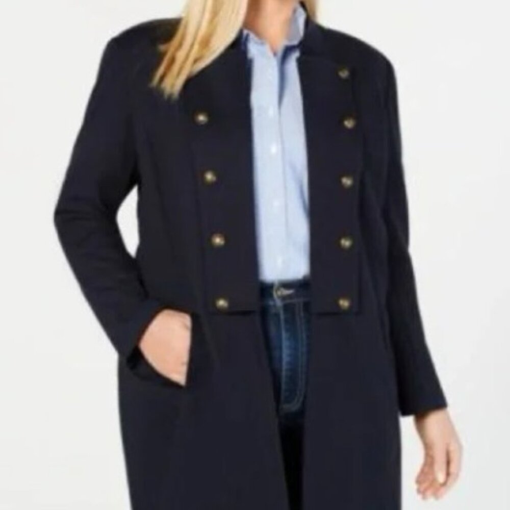 TOMMY HILFIGER  Women's Military Band Jacket, NAVY Size XL NEW/TAGS